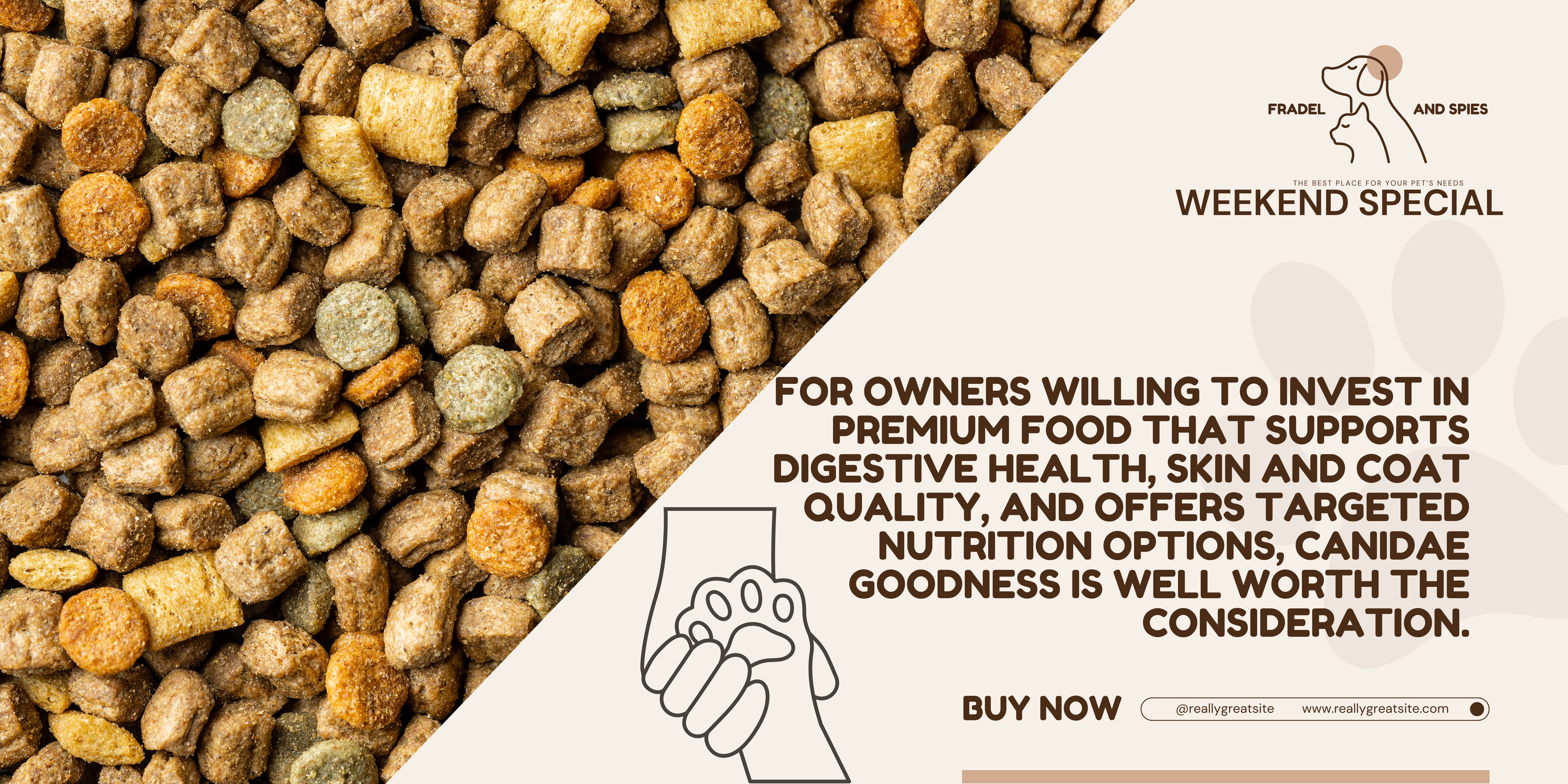 Canidae offers a range of high-quality dog foods tailored to meet the needs of dogs of all ages, sizes, and dietary requirements